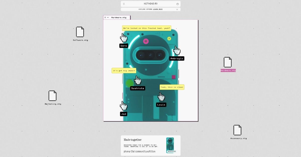 Nothing Phone (3a) Community Edition Retro Gem Limited to 1,000 Unit