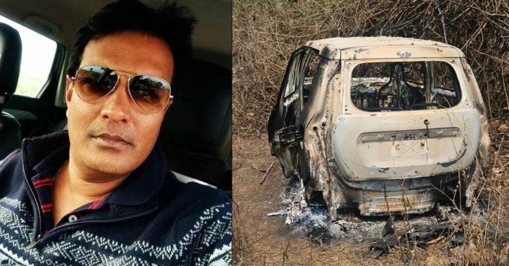 Son Of Former Bailhongal MLA Found Dead In Burnt Car In Dharwad Forest
