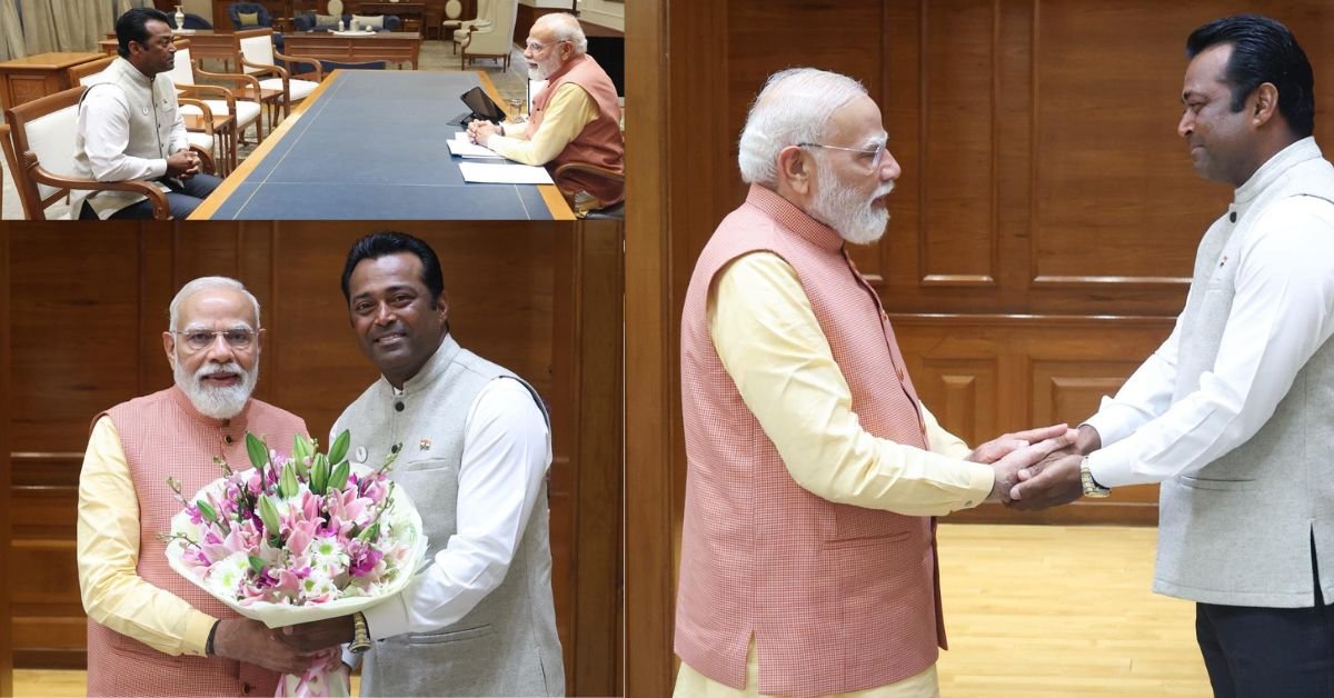 PM Modi Meets Tennis Icon Leander Paes, Praises His Legacy